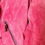 BLANK NYC Women's Red Leather Motorcycle Jacket Silent NYC XS NWT Photo 2