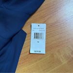 Fame and Partners Navy Tie Back Cut Out Dress Photo 10