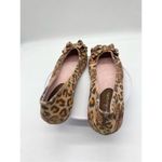 Laundry rose pink and brown animal printed flats with bow size 6M Pink Photo 2