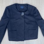 Witchery vintage VTG round neck boatneck blazer jacket size AU 12 US 8 M medium Photo 2