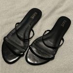 Raye  Double Strap Slide On Sandals in Black size 9 Photo 0