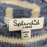 Splendid blue and white striped long sleeve thick top / L / Excellent condition Photo 8