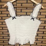 Trixxi White Tank Top Size XL Photo 0