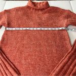 MINKPINK ‎ Womens Brick Red Size Large Curious Roll Neck Sweater Dress Tunic NEW Photo 9