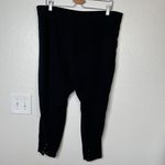J.Jill petite black knit ankle snap pull on pants size XL Photo 3