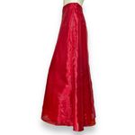 Blondie Nites  by Jaslene‎ Formal Skirt Prom Red Shimmer Organza Maxi Photo 1