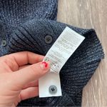 Boden ribbed‎ metallic cardigan sweater womens size XS Silver Photo 6