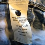 Suzanne Betro EMBROIDERED 3/4 SLEEVE BLUE/WHITE TIE DYE OVERSIZED TOP SZ S Photo 9