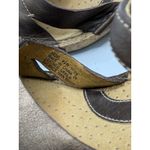 Clarks Artisan Alameda Womens Bronze Metallic Leather Cork Wedge Sandal 8.5M Photo 5