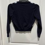 Romwe Argyle Crop Sweater, Sz M Photo 1