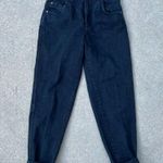 Vintage 80s Palmettos black high rise paper bag jeans Size 7 Photo 3