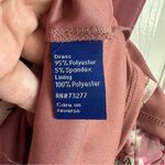 Apt. 9  Pink Short Sleeve Floral Sleep Dress with Sheer Shoulders NWT, Size XL Photo 8