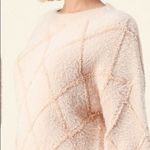 Fuzzy Diamond Sweater‎ Pink Photo 8