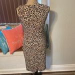 Premise NWT Cheetah print dress. Size small, gorgeous! Faux wrap dress design. Photo 4