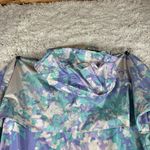 Lauren James  Women's Pink/Purple/Green Camo 1/4 Zip Rain Jacket, Size Medium Photo 7