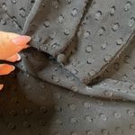 Guess Sheer Black Longsleeve Wrap Top Polka Dot Small Photo 3