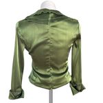 Jessica Howard  Evening Jessica Evening Iridescent Green Chiffon Blouse Photo 3