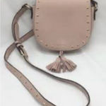 Victoria's Secret Y2K Blush Tan Crossbody Saddle Bag with Tassel Detail Photo 0