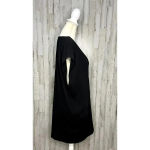 Banana Republic  Women's Black Crepe Cocoon Tee Dress‎ Size Small Photo 2