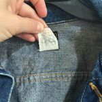 Lee Vintage  Women's 38 Button Front Jean Trucker Jacket Blue Denim Western Coat Photo 2