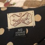 Eyelash Couture  Ivory & Black Polka Dot Tank Top Photo 1