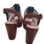 White Mountain Astonish platform footbeds heel, Dark Tan, 9.5 Photo 7