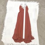 Free People  One medium Adella crochet lace maxi slip dress D2 3101 Photo 7