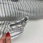 J.Crew Striped Gauze Cotton Embroidered Tunic Top Boho Size XS GUC L1756 Photo 7