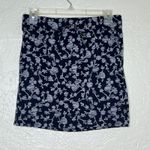 J. Jill Fit Abstract Floral Skort Black Gray Drawstring XS Petite with Pockets Size undefined Photo 0