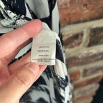 Bel Kazan Black White Printed Open Kimono Cover Up Blue Photo 7