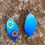 Polymer clay earrings in beach design on earwires Photo 2