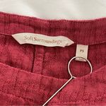 Soft Surroundings Remi Gauze Linen Dress Cinnamon Red Size PS Petite Small Photo 2