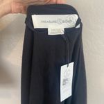 Treasure & Bond NWT  Poncho Black Fringe One Size Boho Western Edgy Witchy Chic Photo 2