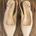 Naturalizer  Women's Cream Slingback Shoes 9 Photo 0