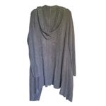 Barefoot Dreams CozyChic Lite Hooded Long Resort Cardigan Taupe Large Lounge Photo 2