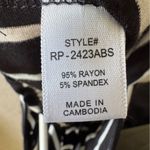 Zenana  One Piece Romper Jumpsuit Women’s Large Stretch Black/White Striped Photo 3