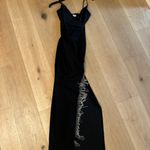 Dillard's Dillard’s Honey and Rosie Rhinestone Fringe Slit Dress Photo 1