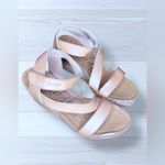 BLOWFISH MALIBU Women’s Hapuku Nude Wedge Sandals with Faux Cork Sole Tan Size 10 Photo 1