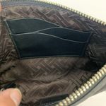 Cole Haan  Black Genuine Leather Cardholder Wristlet Top Zip iPhone Phone Holder Photo 8