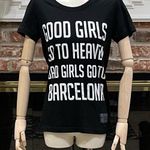 Bad girls go to Barcelona tourist tee / S / Excellent condition Photo 0