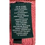 Ralph Lauren Lauren Women's Sweater Top Coastal Cable Knit 3/4 Sleeve Pink Large Photo 5