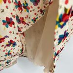 Modcloth  Sunnygirl floral flower boho preppy yellow lined summer dress sz large Photo 8