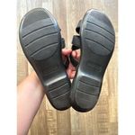 Dockers Women's Y2K  Strappy Leather Slip On Sandals in Black size 8.5 Lagenlook Photo 1