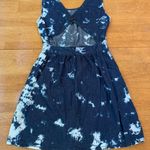 Forever 21  Tie Dyed Denim Summer Dress, Open Back, Size  S Photo 1