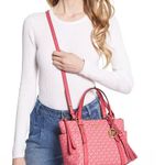 Michael Kors MICHAEL Signature Sullivan Convertible Top Zip Tote Dahlia Pink Photo 2