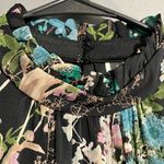 Julian Taylor  Mock Neck Floral A -Line Dress NWT Size 8 Photo 2