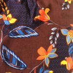 Urban Outfitters One piece tropical summer romper short with tie behind. Out from under label Photo 2