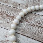 Vintage Necklace Statement Cream, Beige and Muted Orange Photo 4