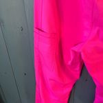 Dickies  Women’s Bright Pink Drawstring Nurse/Dental Scrub Cotton Blend Pants L Photo 4