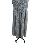 Madewell Plus Sophia Smocked Midi Dress Florentine Floral Blue Gray Plus Size 3X Photo 6